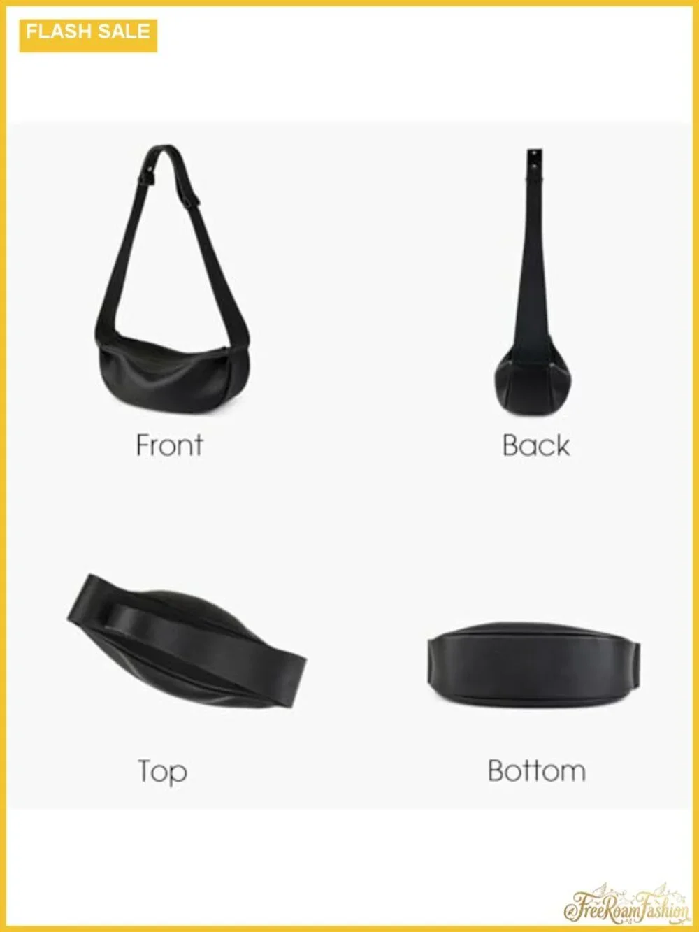 Genuine Leather Sling Bag Crossbody Women Minimalist Hobo